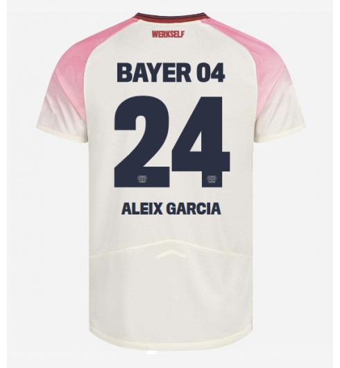 Bayer Leverkusen Aleix Garcia #24 Venkovní Dres 2025-26 Krátký Rukáv Bayer Leverkusen Aleix Garcia #24 Venkovní Dres 2025-26 Krátký Rukáv